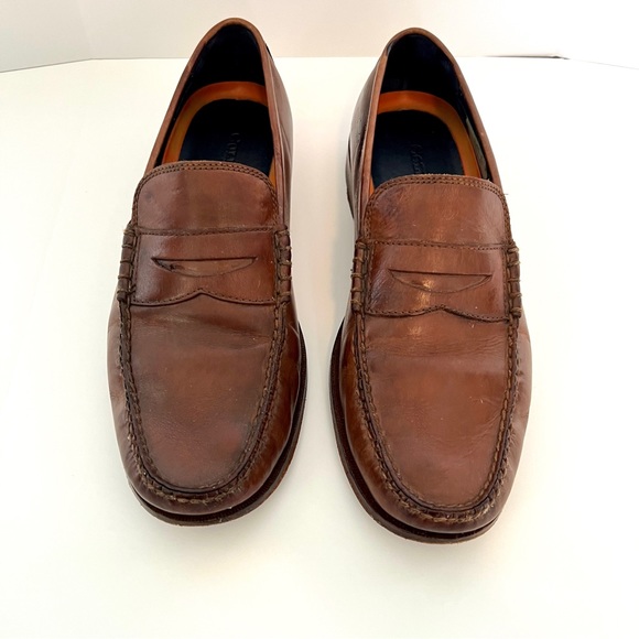 Cole Haan Penny Loafer light brown leather size men’s 9 - Picture 12 of 14
